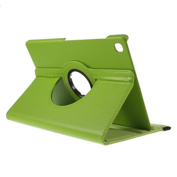 Samsung Galaxy Tab S5e litchi leather case - Green Grön