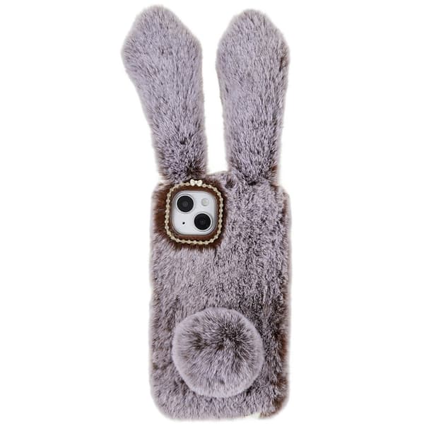 Bunny iPhone 14 Suojakuori - Ruskea Brown