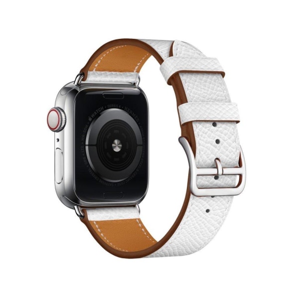 Apple Watch Series 5 44mm cross texture genuine leather watch ba Vit