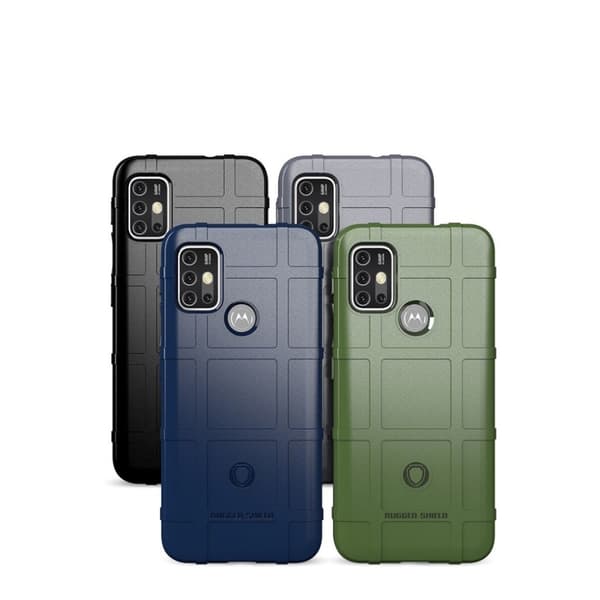 Rugged Shield Etui Motorola Moto G30 / G10 - Blå Blue