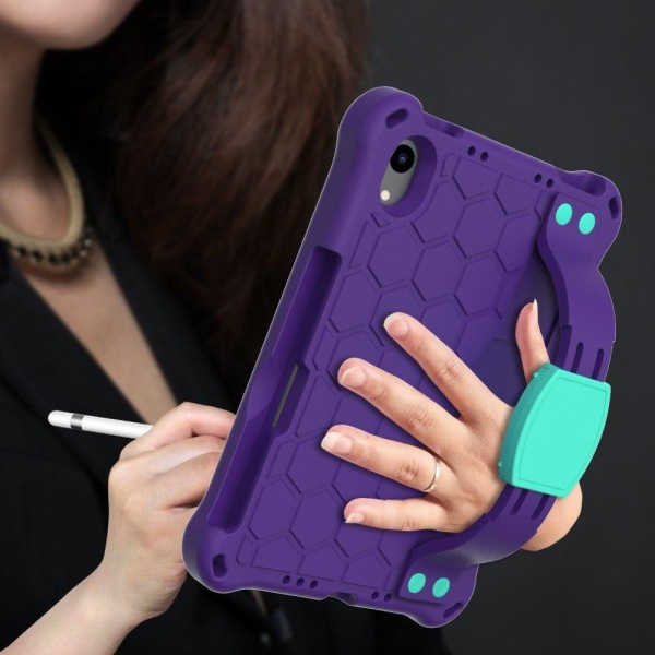 EVA-tabletskal med bikagestruktur og skulderrem iPad mini (2021) Purple