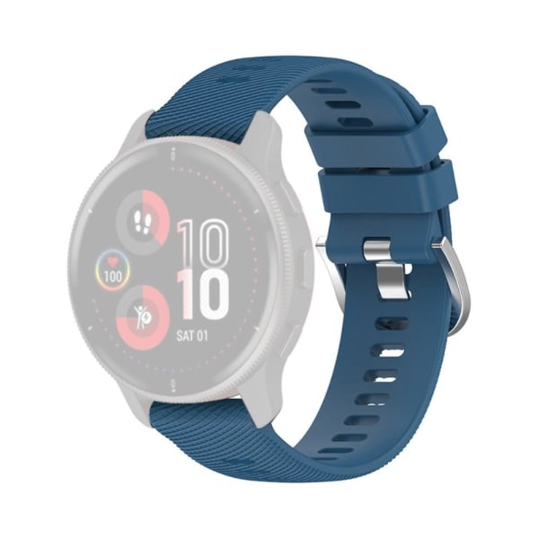 Garmin Forerunner 255S / 255S Music / Venu 2S silikonikellon hihna - Tummansininen Blue