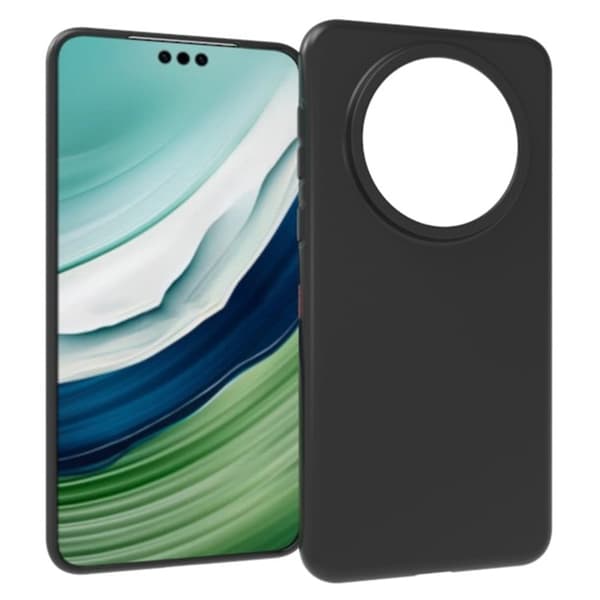 Mjukt och matt Huawei Mate 60 Pro skal Svart