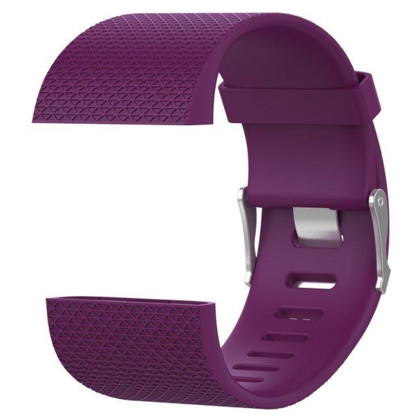 Fitbit Surge Unikt silikon klockband - Storlek L Lila Lila