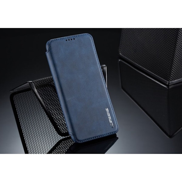 LC.IMEEKE Huawei P30 Lite retro nahkainen suojakotelo - Sininen Blue