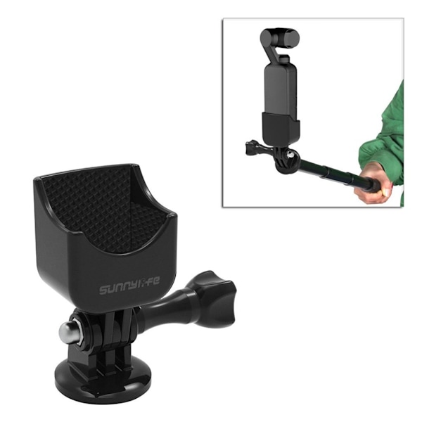 DJJI Osmo Pocket 2 kameraexpansion + adapter Svart