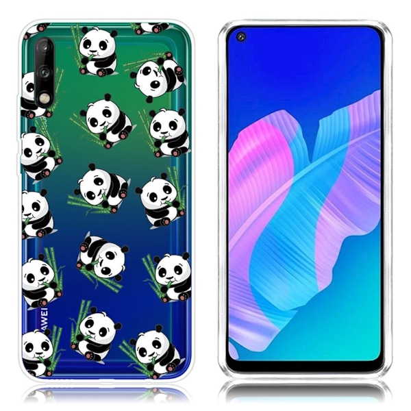 Deco Huawei P40 Lite E Cover - Sød Panda Multicolor