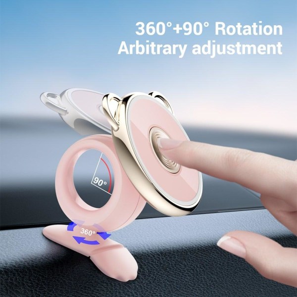 ESSAGER Universal cute style car mount holder - Pink Pink