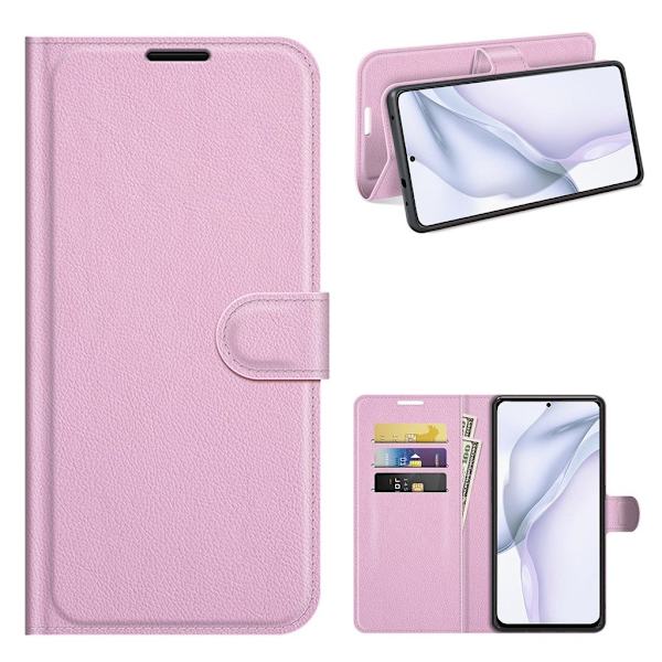Classic Huawei P50 Flippetui - Rosa Pink