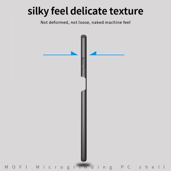 MOFI Samsung Galaxy A22 4G slim shield deksel - Blå Blue