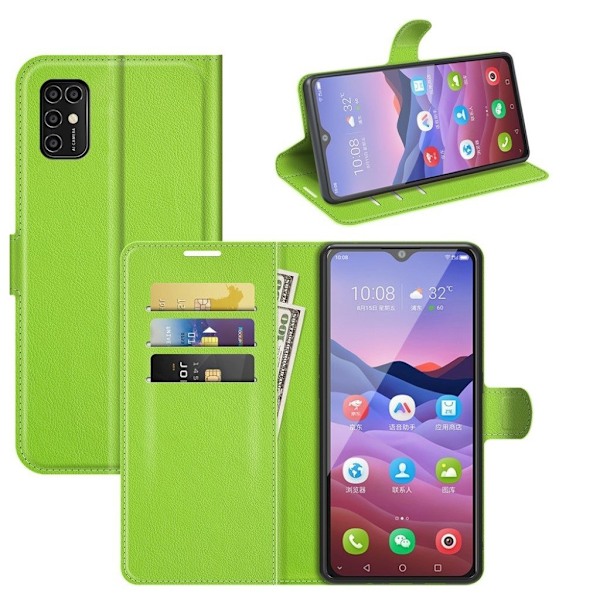 Classic ZTE Blade V2020 Smart Läppäkotelo - Vihreä Green