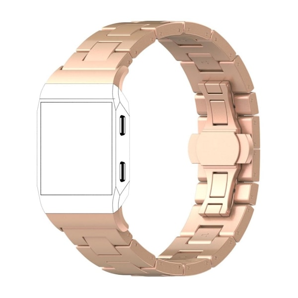 Fitbit Ionic Exklusivt Klockband i stål - Rose guld Rosa