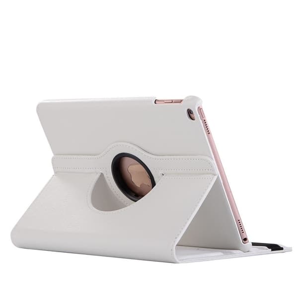 iPad (2017) flot og holdbart læder etui - Hvid White