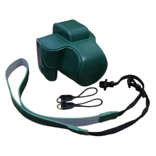 Canon EOS R50 skinndeksel med stropp - Grønn Green