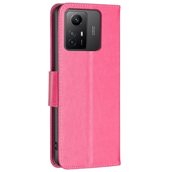 Sommerfugl Xiaomi Redmi Note 12s Flip Etui - Rose Pink