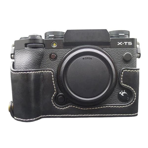 Fujifilm X-T5 nahkasuojus - Musta Black