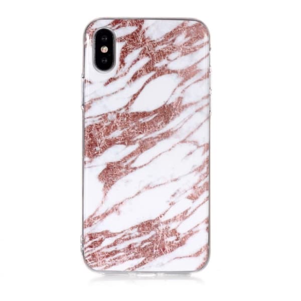 Marmormotiv iPhone Xs Max skal - Stil J Brun