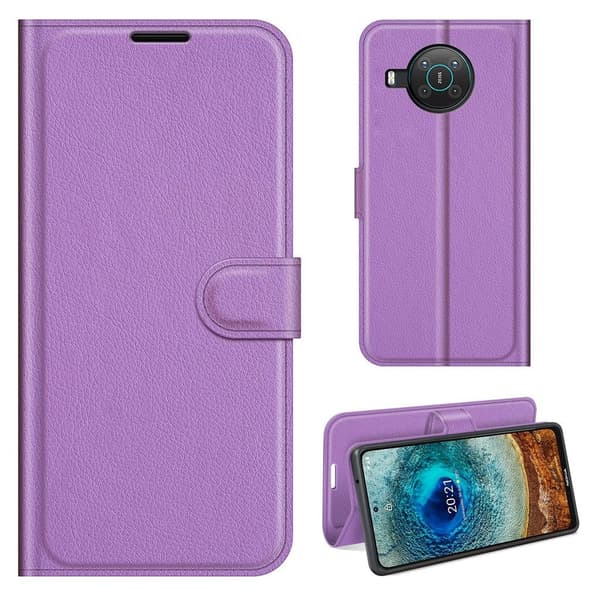 Classic Nokia X10 / X20 Flip Etui - Lilla Purple
