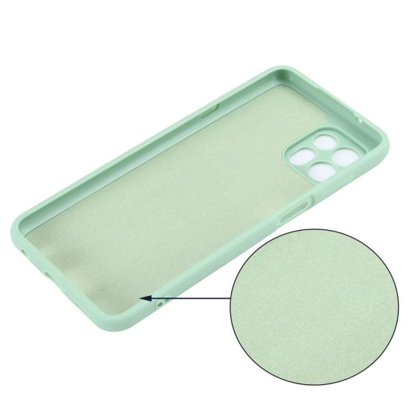 Matte Liquid Silikone Cover til Motorola Edge 20 Lite - Grøn Green