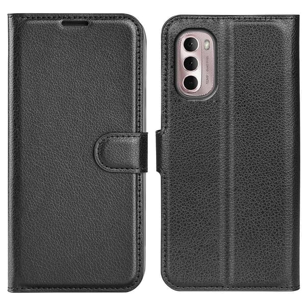 Klassisk Motorola Moto G Stylus (2022) flip etui - Sort Black