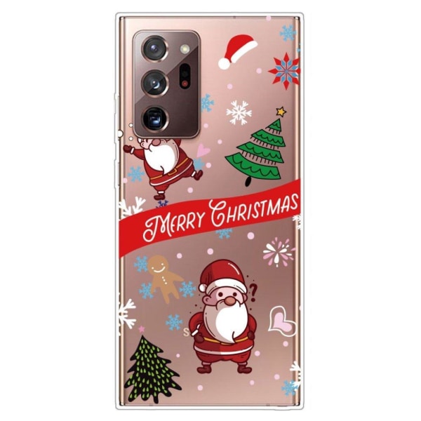 Samsung Galaxy Note 20 Ultra-etui til jul - Træ Og To Julemænd Multicolor