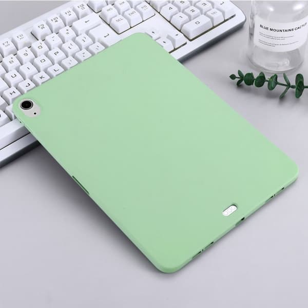 iPad Air 13 (2024) Etui Flydende silikone ridsefast tablet cover - Grøn Green