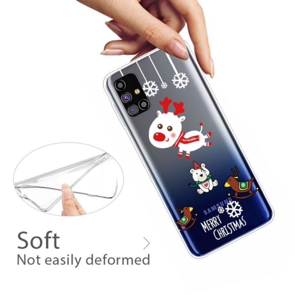 Christmas Samsung Galaxy M51 fodral - vit Moose Vit