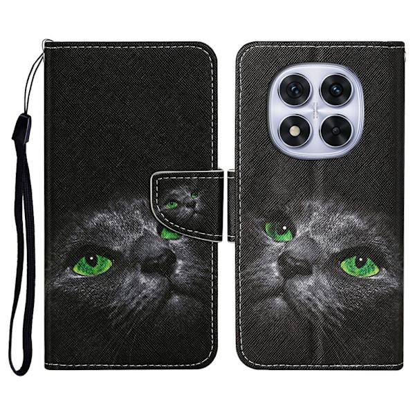 Wonderland Xiaomi Redmi Note 14 Pro 5G / Xiaomi Redmi Note 14 Pro Plus 5G flip etui - Sort Kat Black