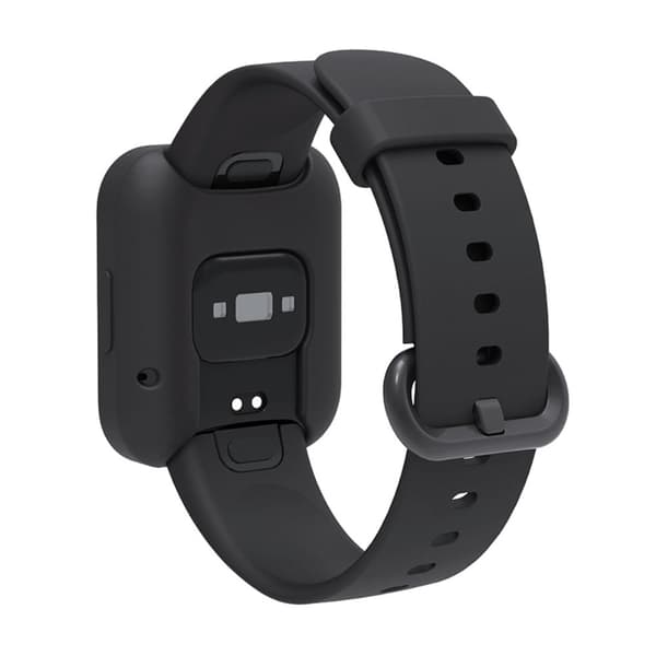 Xiaomi Redmi Watch silikoneurrem med cover - Sort / Sort Black