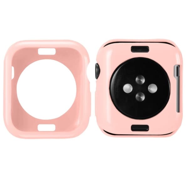 Apple Watch Series 5 40mm simple silikone etui - Pink Pink
