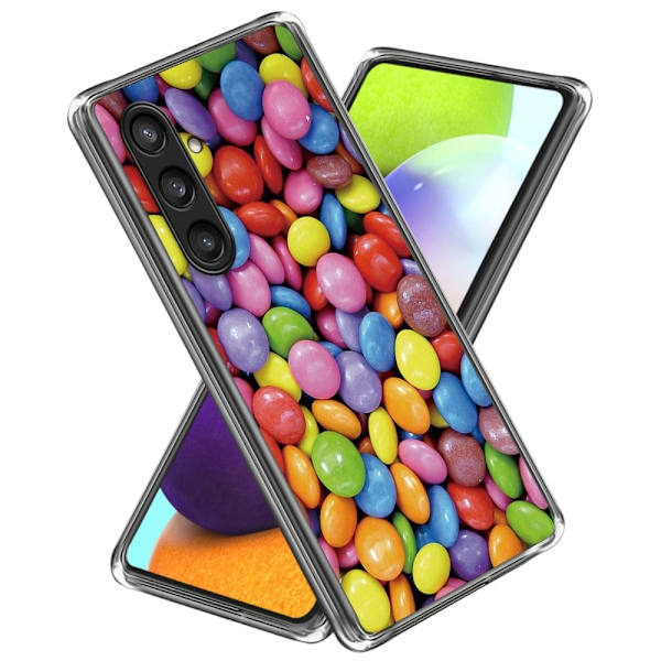 Deco Samsung Galaxy S24 deksel - Regnbuegodteri Multicolor