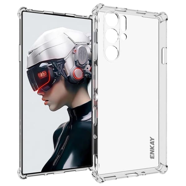 ENKAY klart fallsikkert etui for ZTE Red Magic 9 Pro Transparent