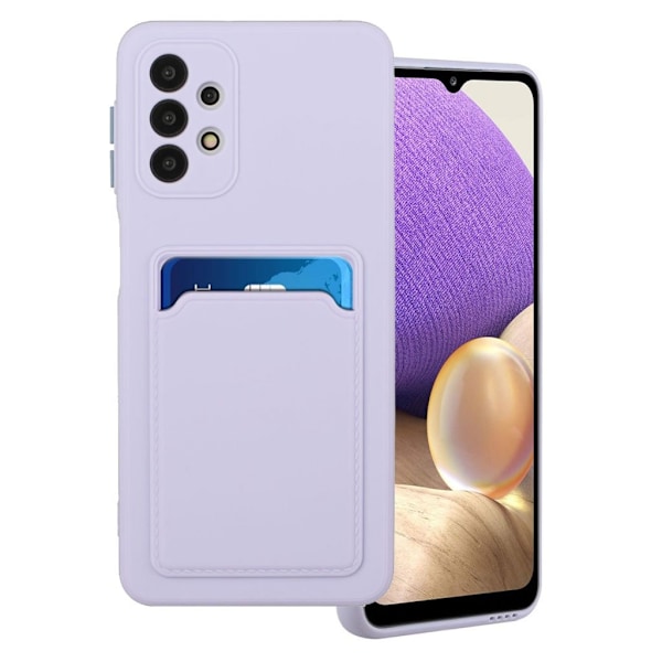 Card Holder Cover til Samsung Galaxy A52 5g - Lyselilla Purple
