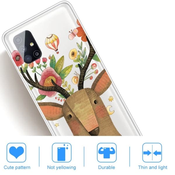 Deco Samsung Galaxy M51 Etui - Elg Brown