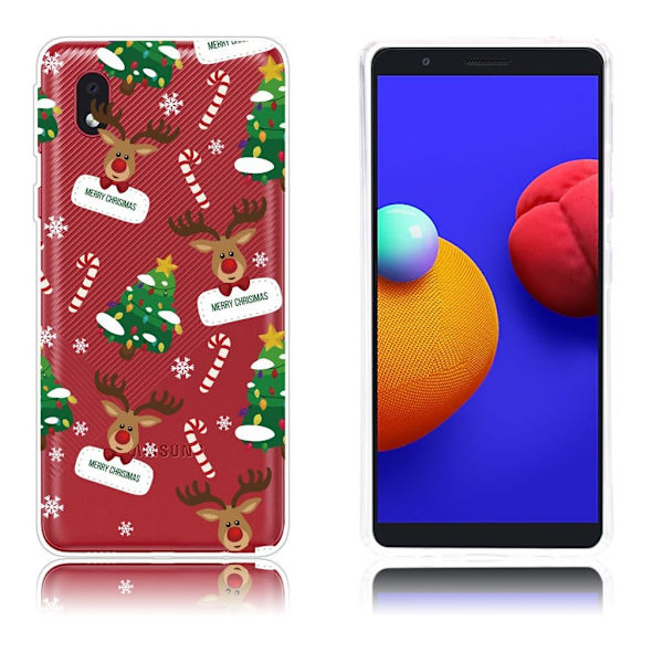 Jul Samsung Galaxy A01 Core-etui - Elg Og Tre Multicolor