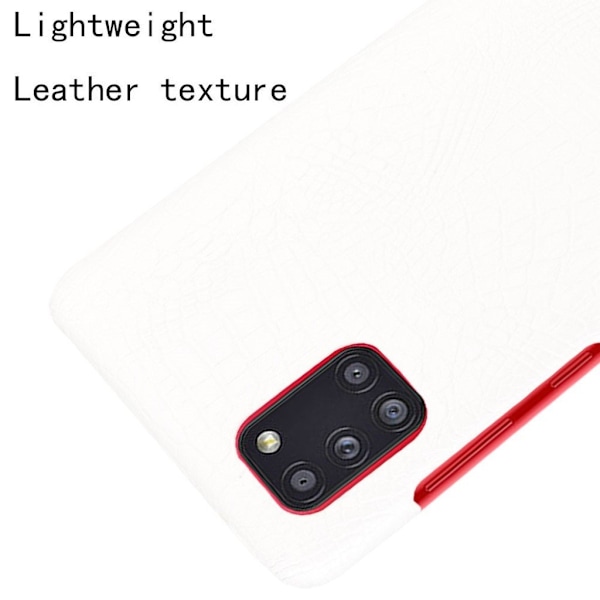 Croco Cover - Samsung Galaxy A31 - Hvid White