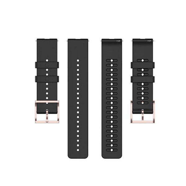 Polar Ignite klockarmband i silikon - Svart Svart