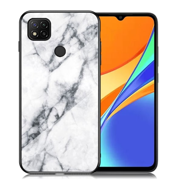 Fantasy Marmor Xiaomi Redmi 9C skal - Vit Marmor Vit