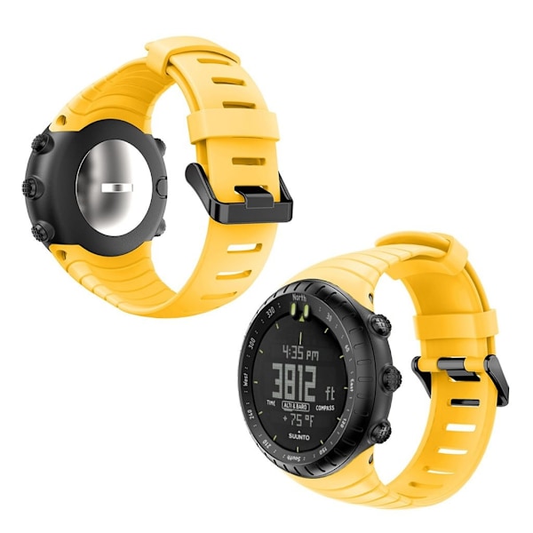 Suunto Core kestävä silikoninen ranneke - Keltainen Yellow