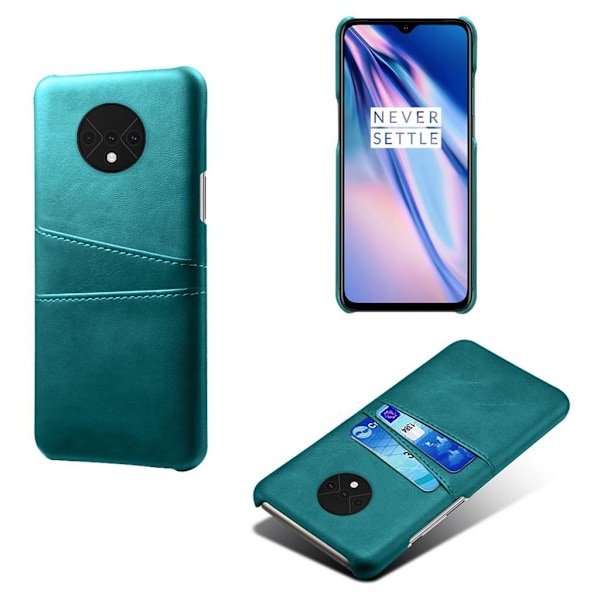 OnePlus 7T skal med korthållare - Blå Blå