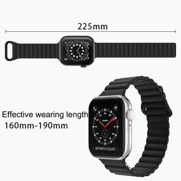 Apple Watch Series 8 (41mm) silikoninen ranneke - Punainen Red