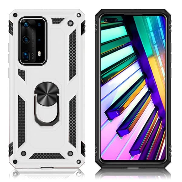 Bofink Combat Huawei P40 Pro Plus Cover - Sølv Silver grey