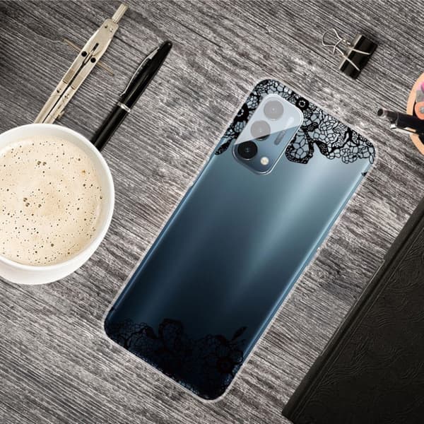 Deco OnePlus Nord N200 5G deksel - Blondeblomst Black