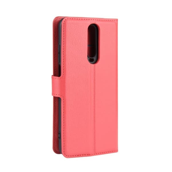 Classic Xiaomi Redmi K30 flip etui - Rød Red