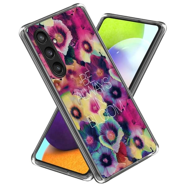 Deco Samsung Galaxy S23 FE cover - Farverige Blomster Multicolor