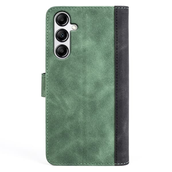 Tofarget lærdeksel for Samsung Galaxy A34 5G - Grønn Green