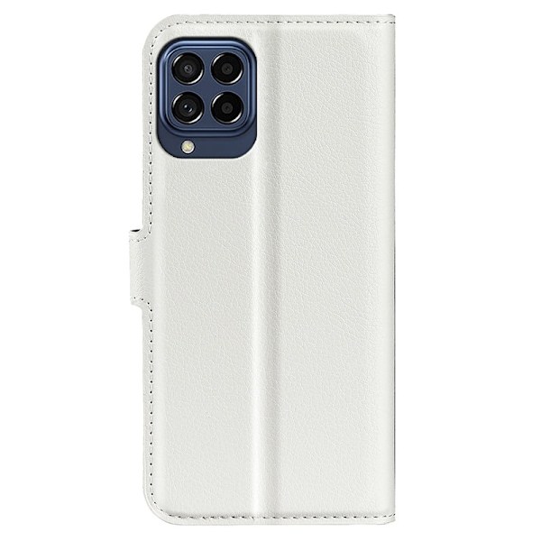 Klassisk Samsung Galaxy M33 5G flip etui - Hvid White