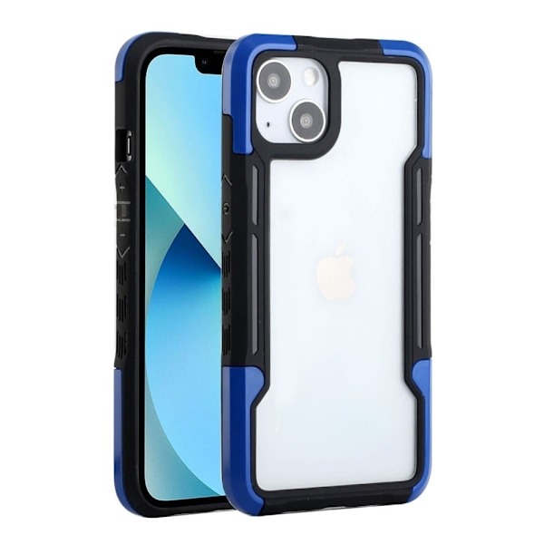 Støtsikkert Beskyttelsesdeksel til iPhone 13 Mini - Svart / Blå Multicolor