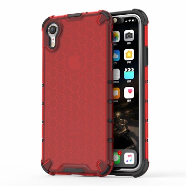 Bofink Honeycomb iPhone Xr kuoret - Punainen Red