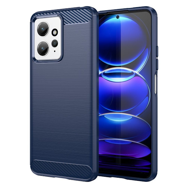 Carbon Flex Xiaomi Redmi Note 12 skal - Blå Blå